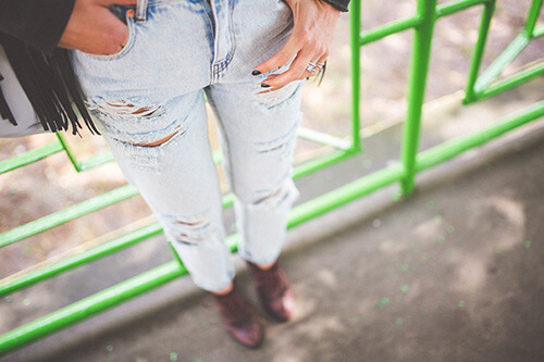 Vintage Jeans Frau