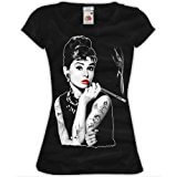 Damen T-Shirt Audrey-Red-Lips