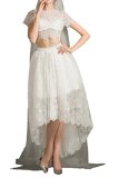 Prom Style Vintage Spitze Brautkleid kurz