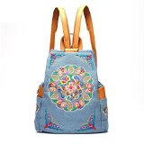 Damen Mini Rucksack mit Stickerei