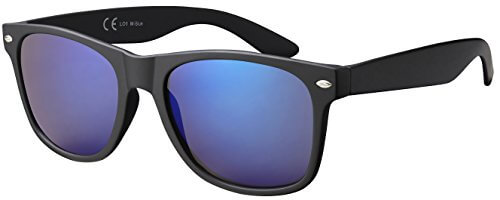 Verspiegelte UV400 Unisex Sonnenbrille Wayfarer Art